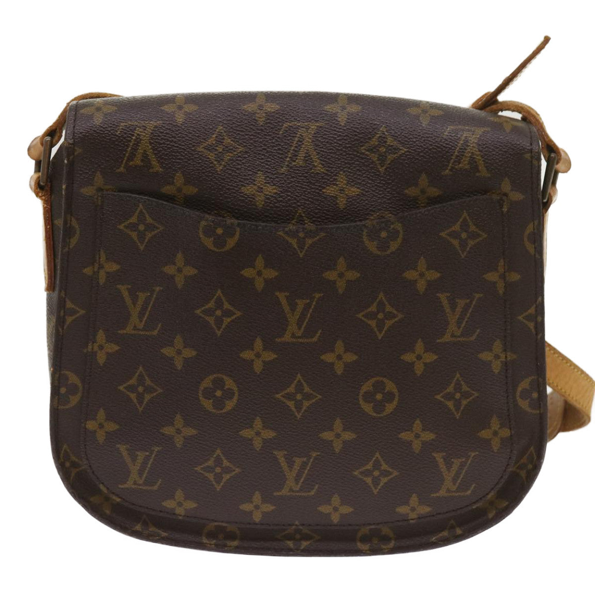 LOUIS VUITTON Monogram Saint Cloud GM Shoulder Bag M51242 LV Auth 65531