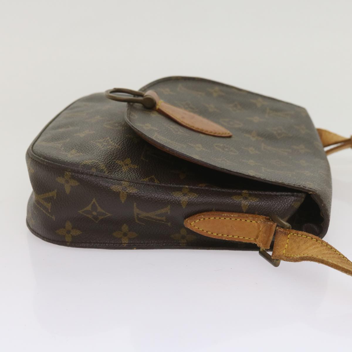 LOUIS VUITTON Monogram Saint Cloud GM Shoulder Bag M51242 LV Auth 65531