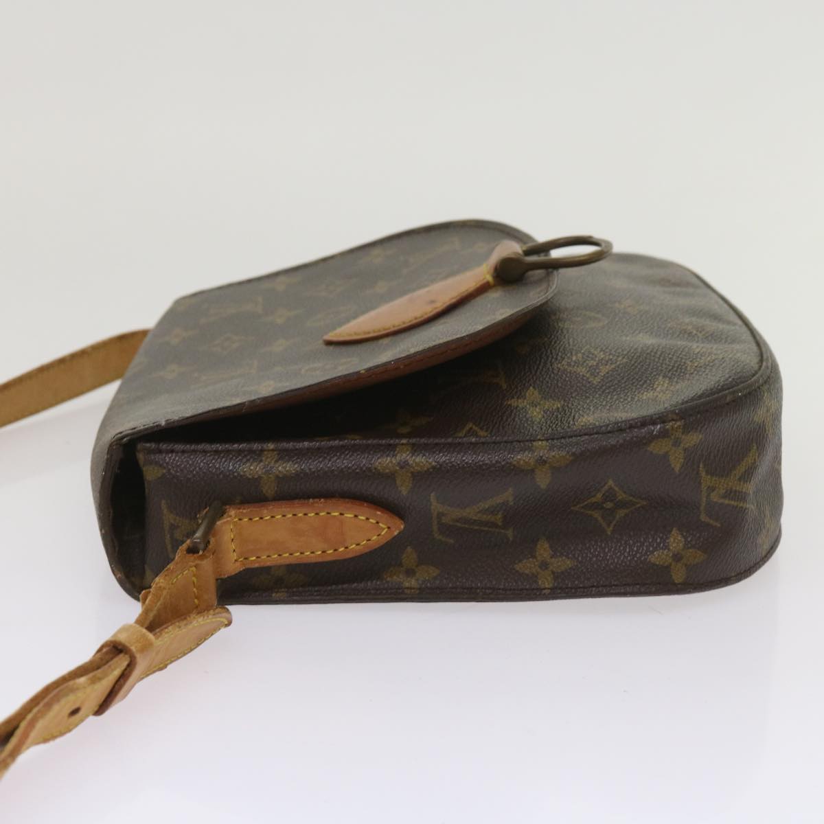 LOUIS VUITTON Monogram Saint Cloud GM Shoulder Bag M51242 LV Auth 65531