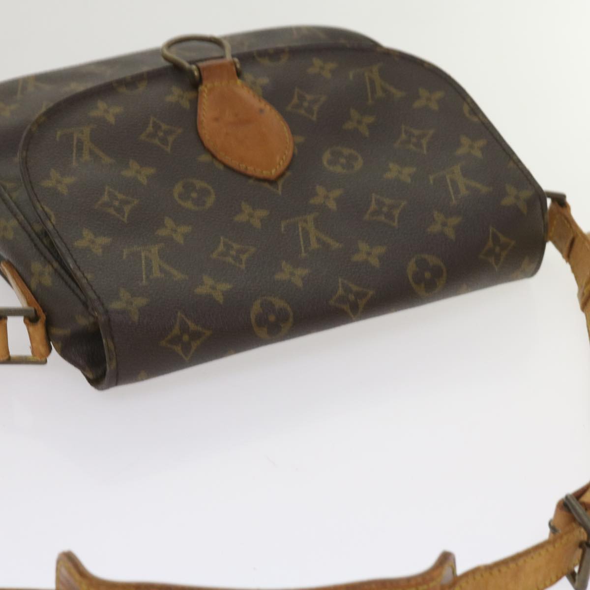 LOUIS VUITTON Monogram Saint Cloud GM Shoulder Bag M51242 LV Auth 65531