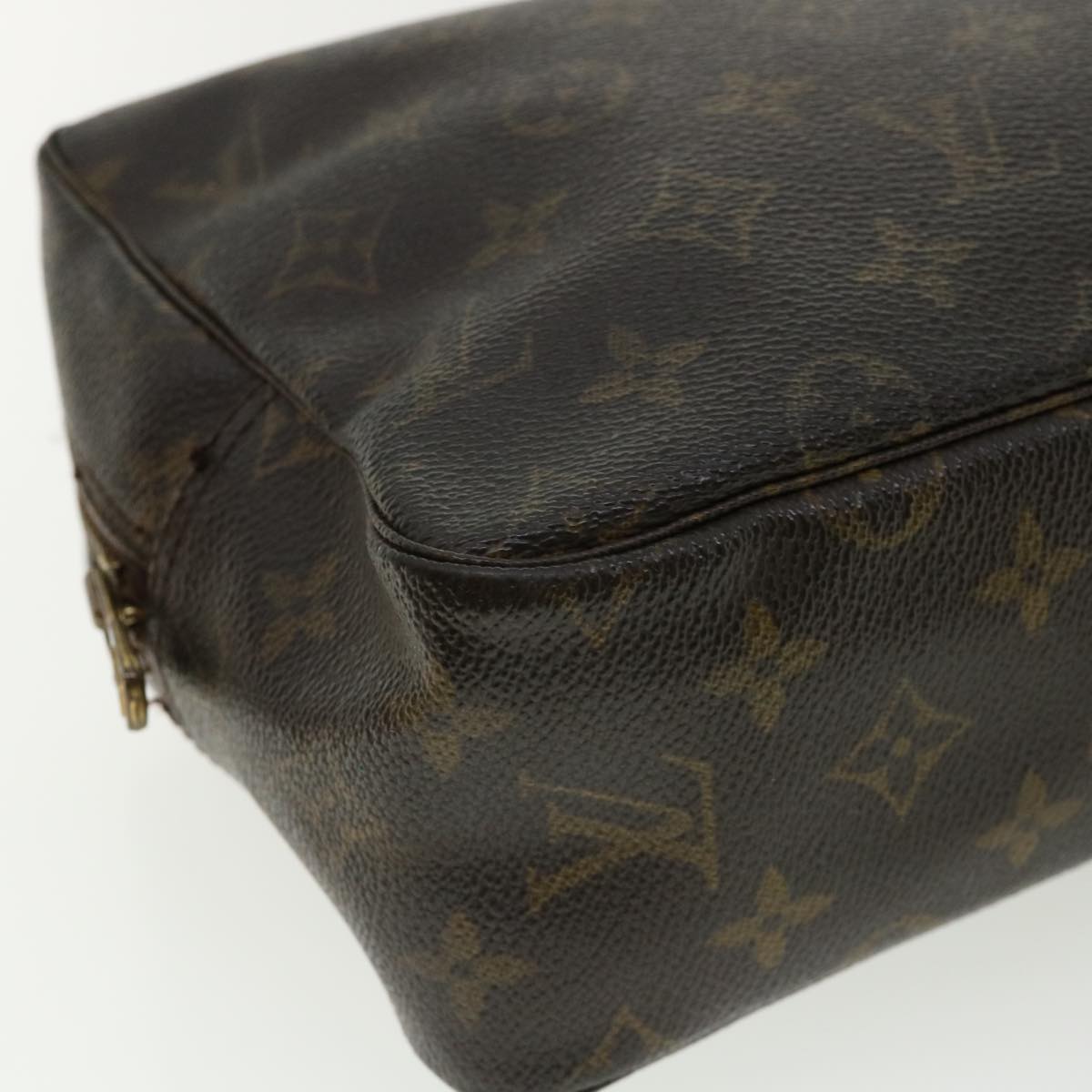 LOUIS VUITTON Monogram Trousse Toilette 28 Clutch Bag M47522 LV Auth ac1025