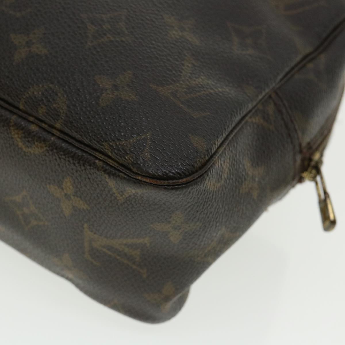 LOUIS VUITTON Monogram Trousse Toilette 28 Clutch Bag M47522 LV Auth ac1025