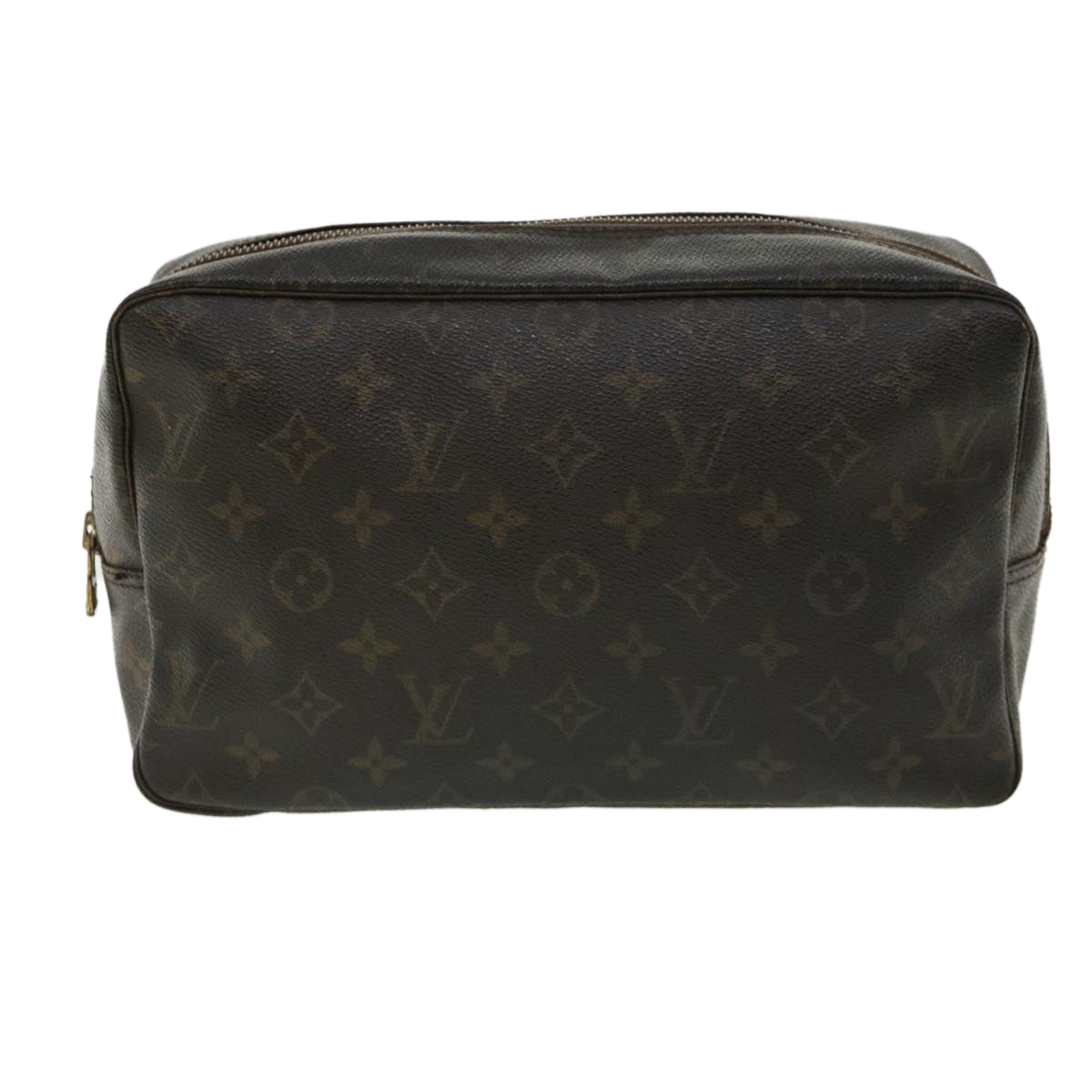 LOUIS VUITTON Monogram Trousse Toilette 28 Clutch Bag M47522 LV Auth ac1025