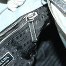 PRADA Chain Shoulder Bag Nylon Light Blue Auth ac1036-24