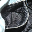 PRADA Chain Shoulder Bag Nylon Light Blue Auth ac1036-25