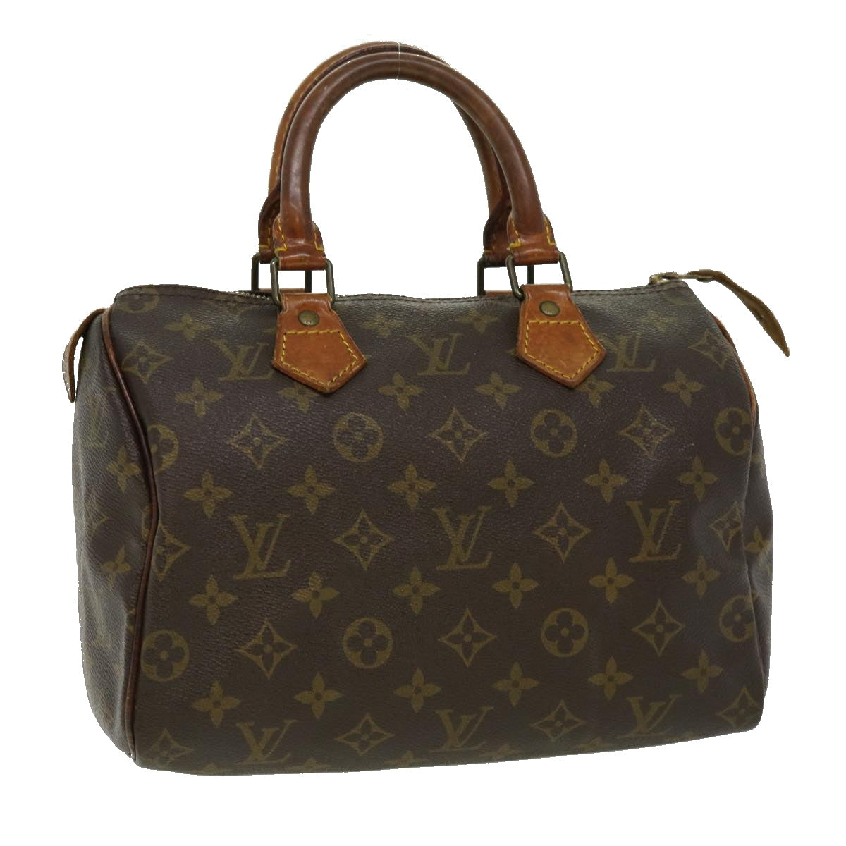 LOUIS VUITTON Monogram Speedy 25 Hand Bag M41528 LV Auth ac1069