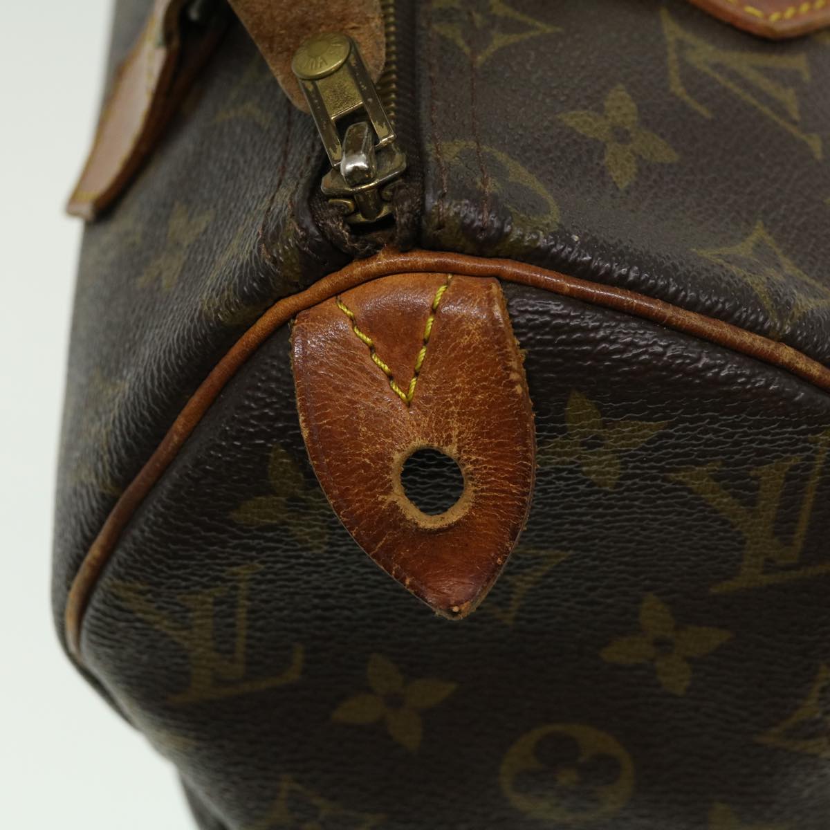 LOUIS VUITTON Monogram Speedy 25 Hand Bag M41528 LV Auth ac1069