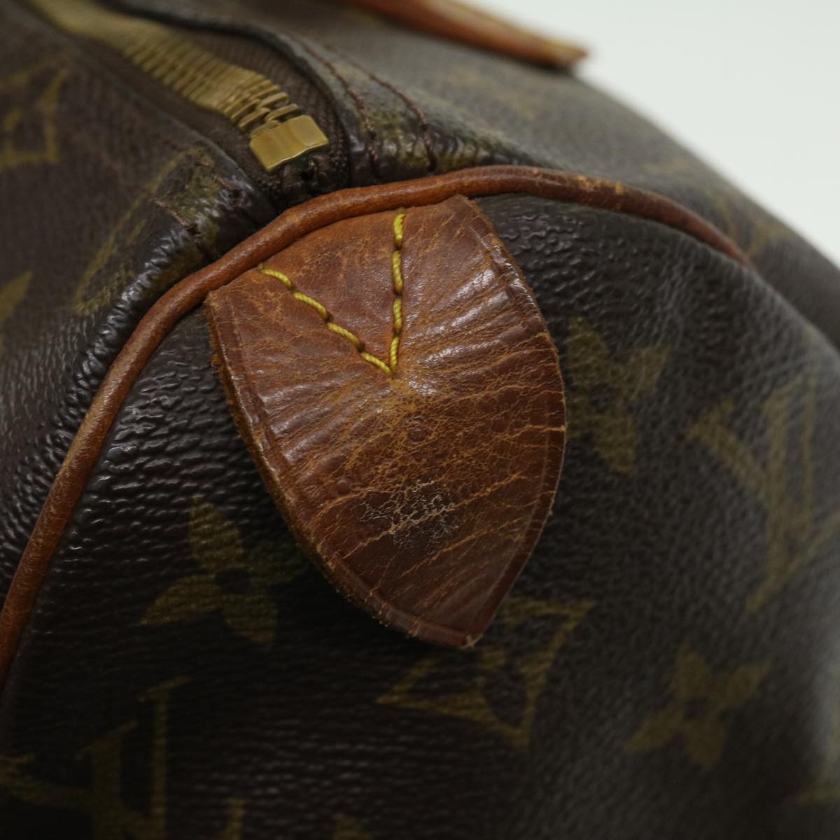 LOUIS VUITTON Monogram Speedy 25 Hand Bag M41528 LV Auth ac1069