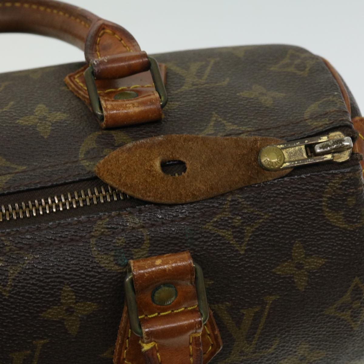 LOUIS VUITTON Monogram Speedy 25 Hand Bag M41528 LV Auth ac1069