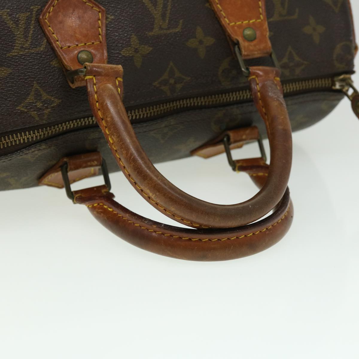 LOUIS VUITTON Monogram Speedy 25 Hand Bag M41528 LV Auth ac1069