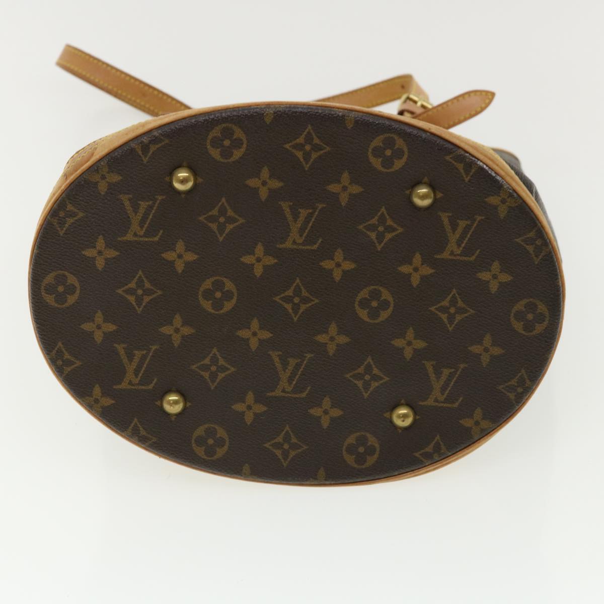 LOUIS VUITTON Monogram Bucket GM Shoulder Bag M42236 LV Auth ac1073