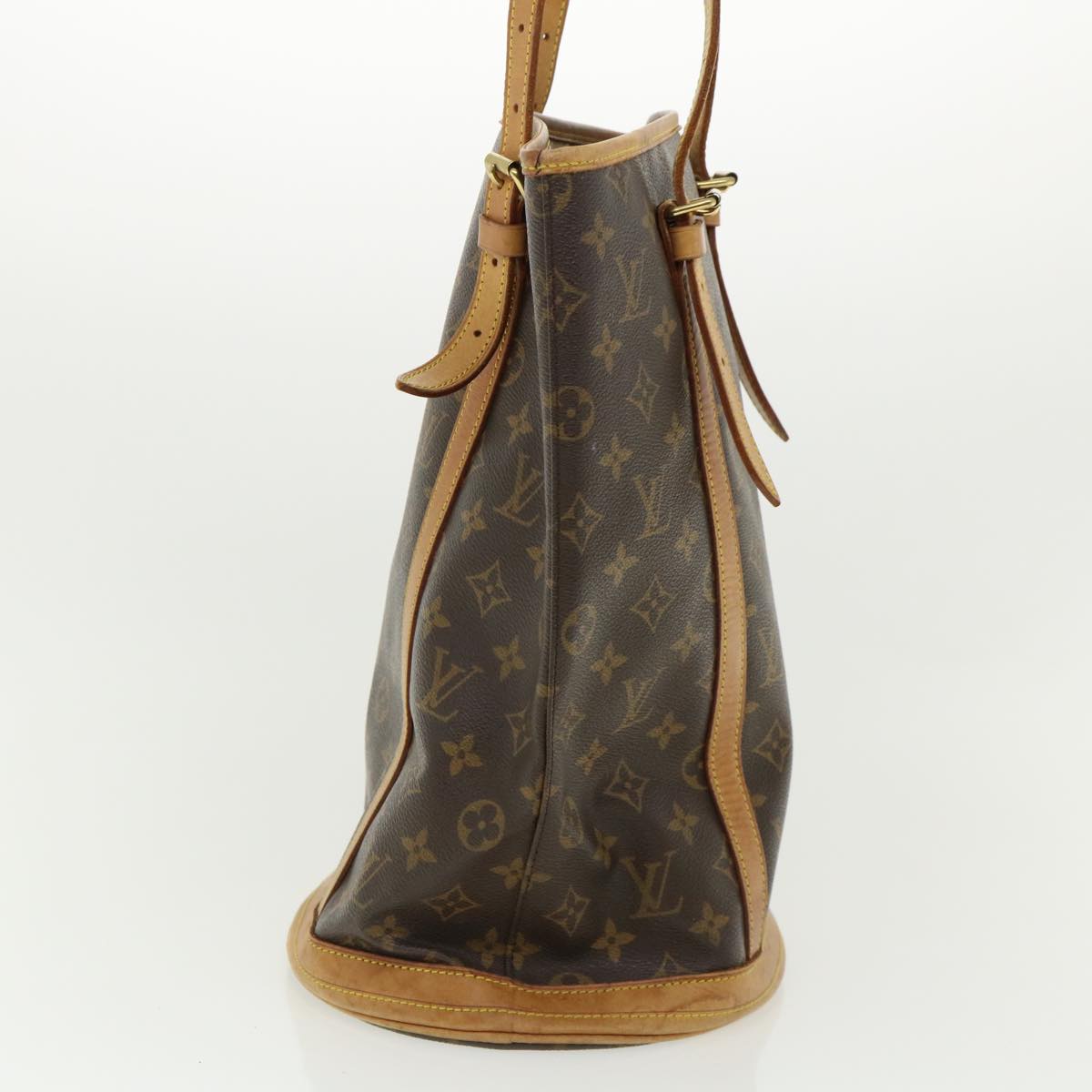 LOUIS VUITTON Monogram Bucket GM Shoulder Bag M42236 LV Auth ac1073