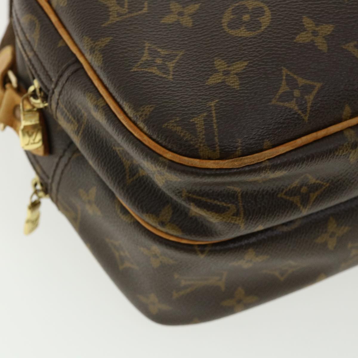 LOUIS VUITTON Monogram Reporter PM Shoulder Bag M45254 LV Auth ac1106