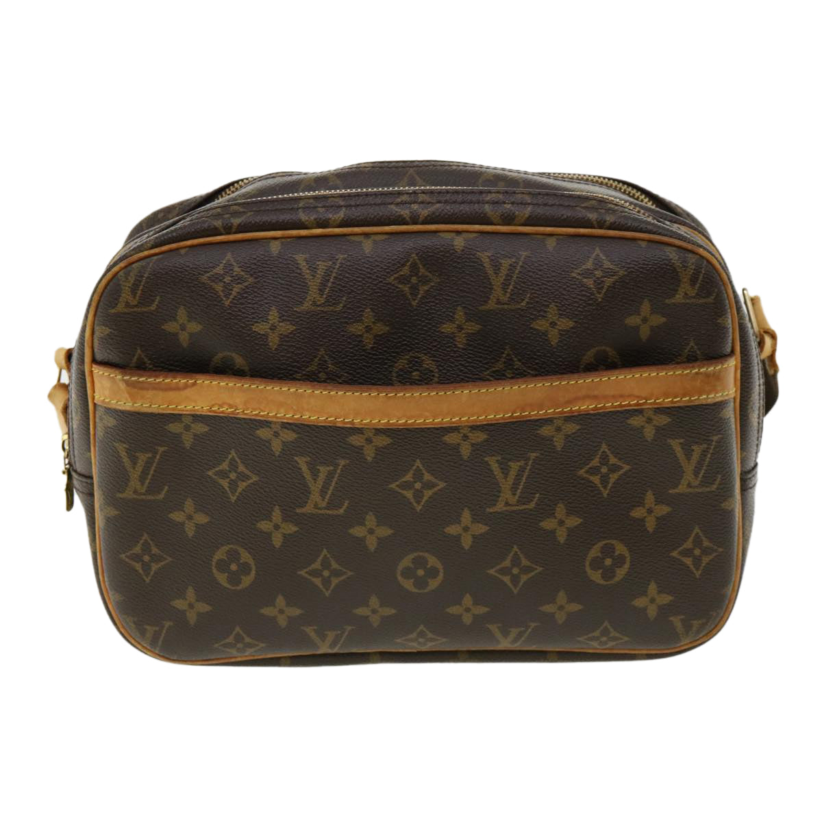 LOUIS VUITTON Monogram Reporter PM Shoulder Bag M45254 LV Auth ac1106