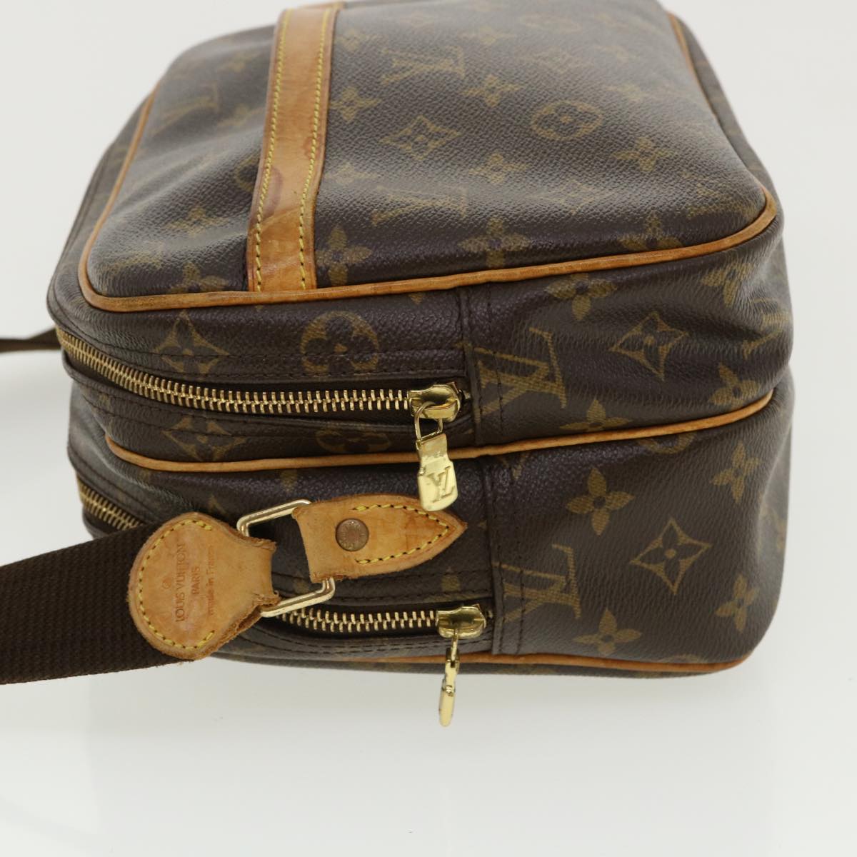 LOUIS VUITTON Monogram Reporter PM Shoulder Bag M45254 LV Auth ac1106