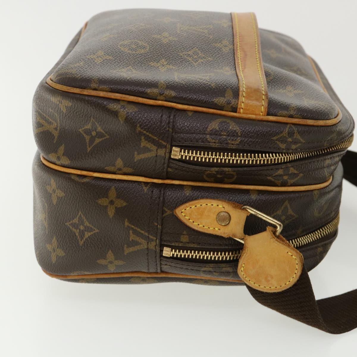 LOUIS VUITTON Monogram Reporter PM Shoulder Bag M45254 LV Auth ac1106