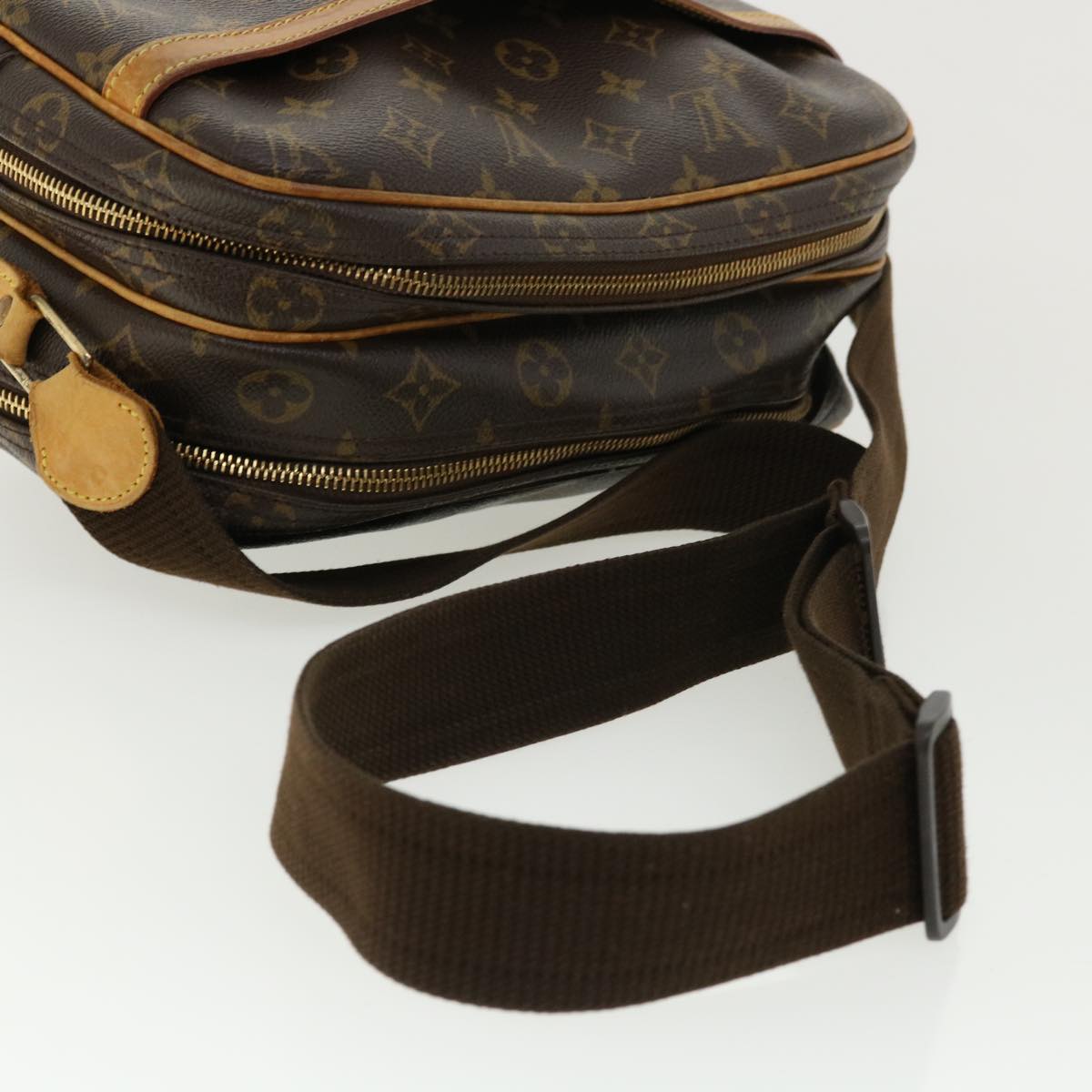 LOUIS VUITTON Monogram Reporter PM Shoulder Bag M45254 LV Auth ac1106