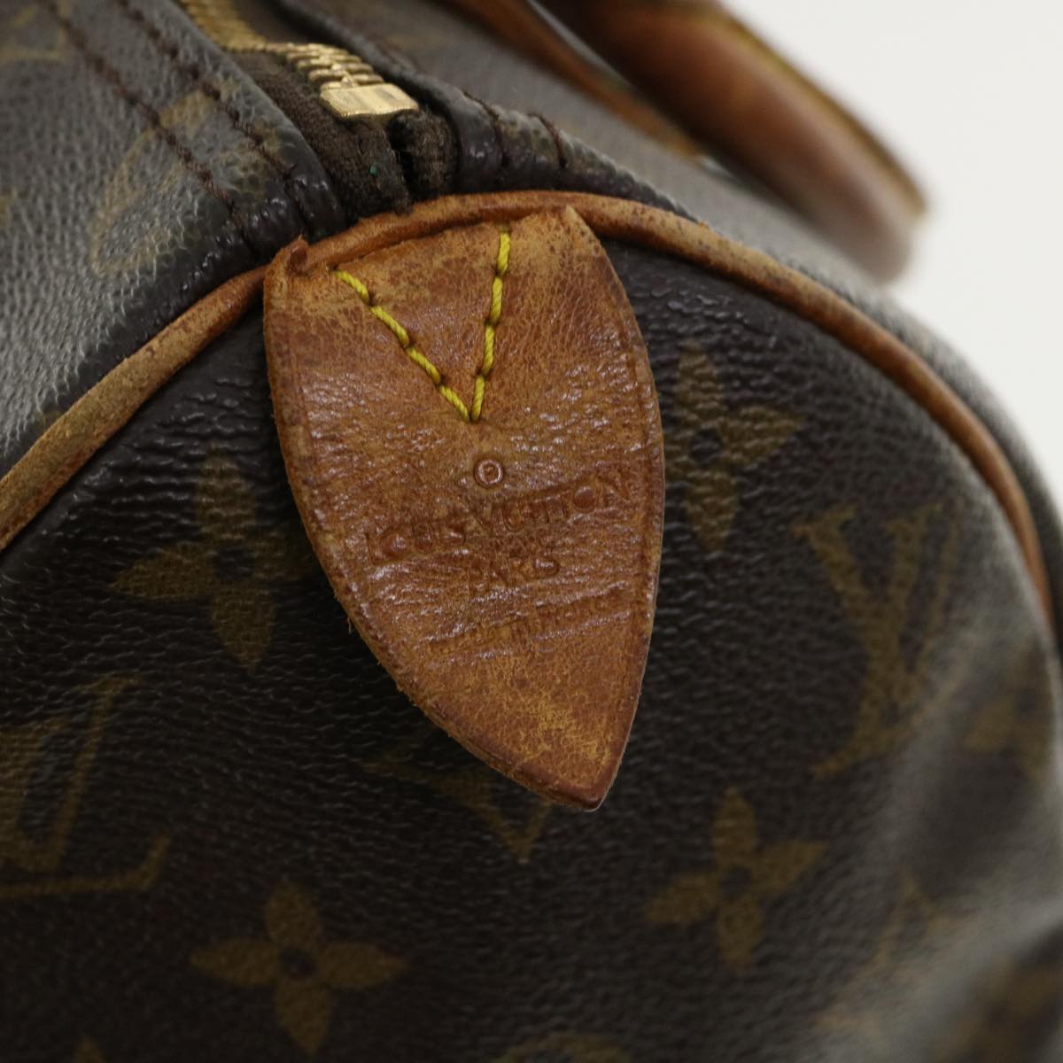 LOUIS VUITTON Monogram Speedy 25 Hand Bag M41528 LV Auth ac1129