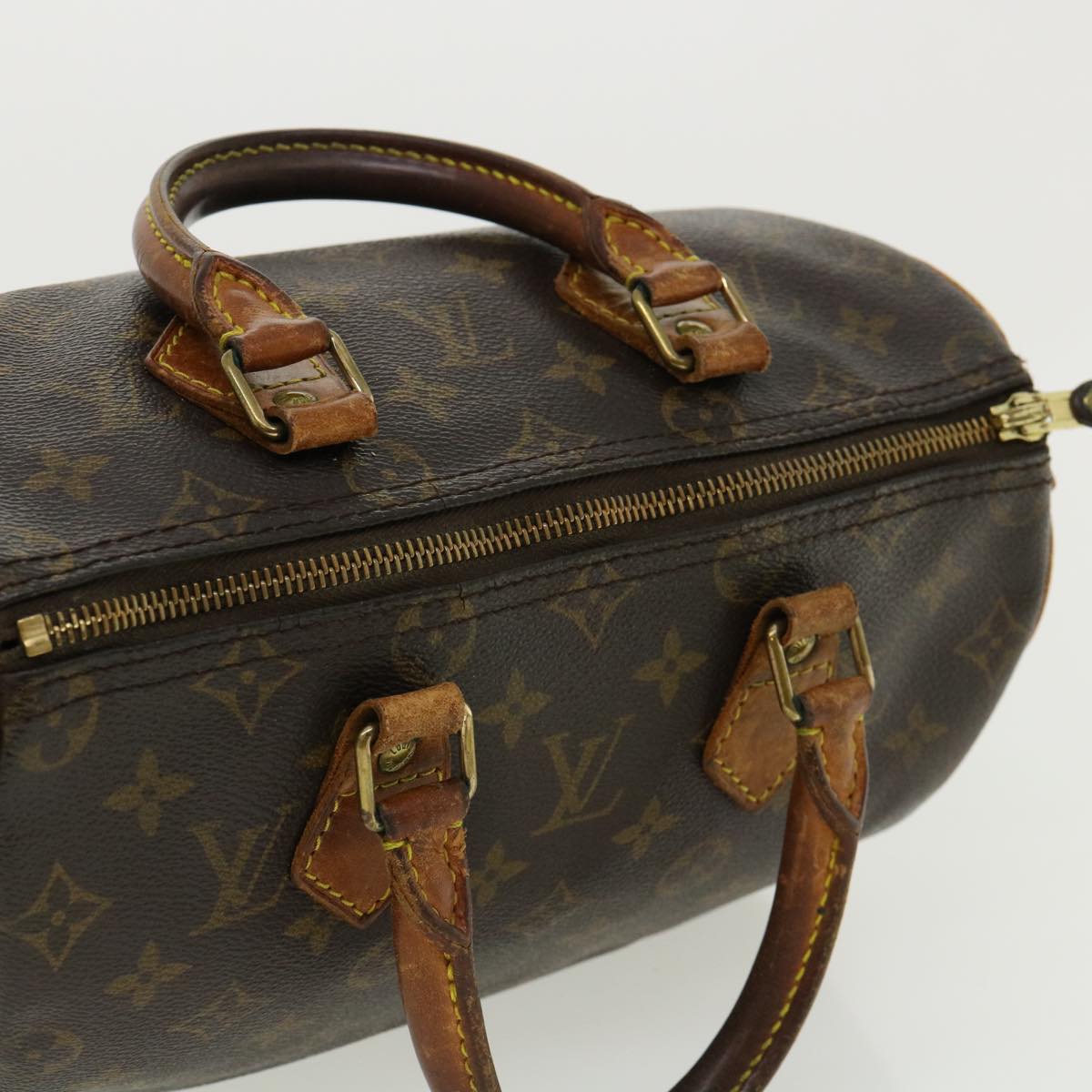 LOUIS VUITTON Monogram Speedy 25 Hand Bag M41528 LV Auth ac1129