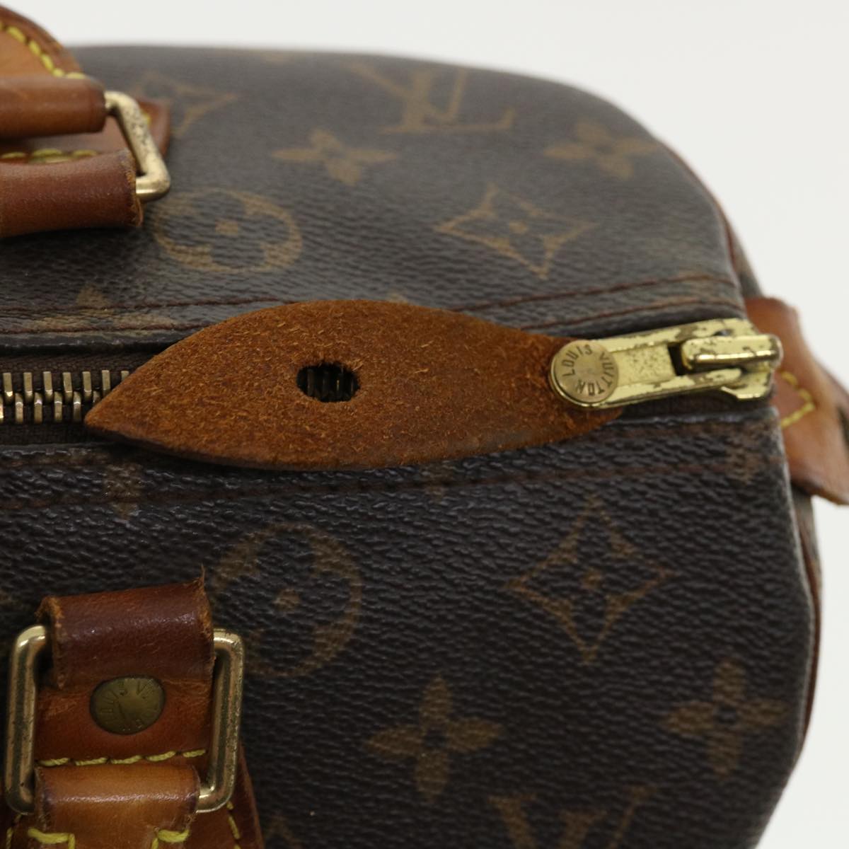 LOUIS VUITTON Monogram Speedy 30 Hand Bag M41526 LV Auth ac1136