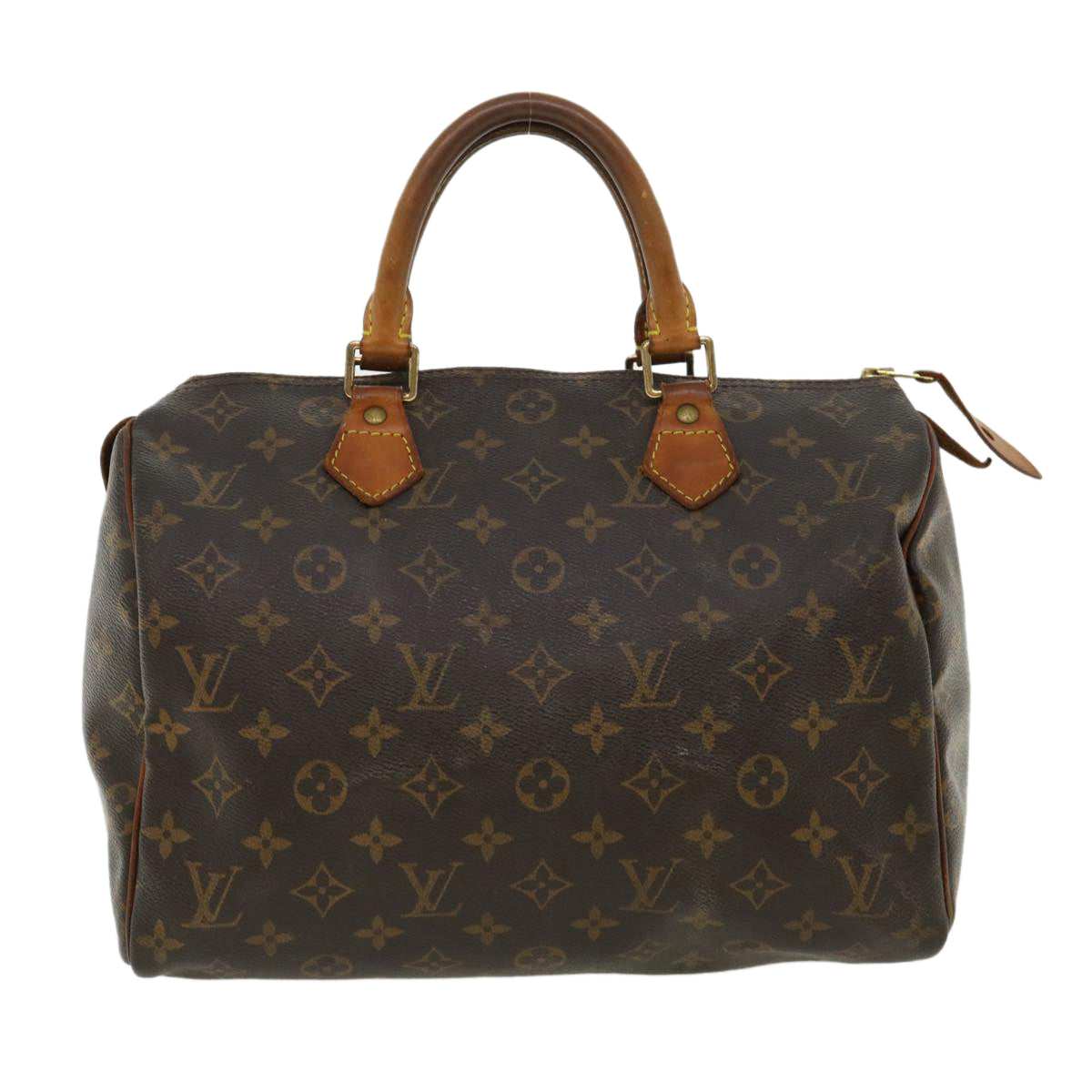 LOUIS VUITTON Monogram Speedy 30 Hand Bag M41526 LV Auth ac1136