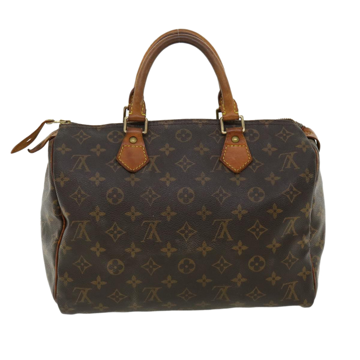 LOUIS VUITTON Monogram Speedy 30 Hand Bag M41526 LV Auth ac1136