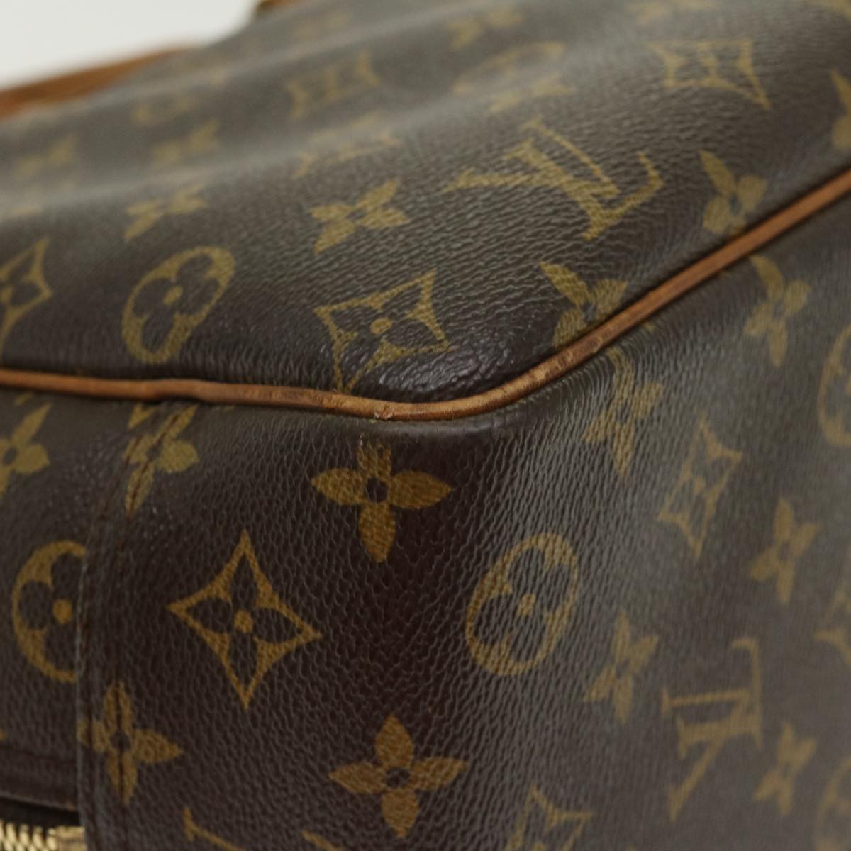 LOUIS VUITTON Monogram Deauville Hand Bag M47270 LV Auth ac1142