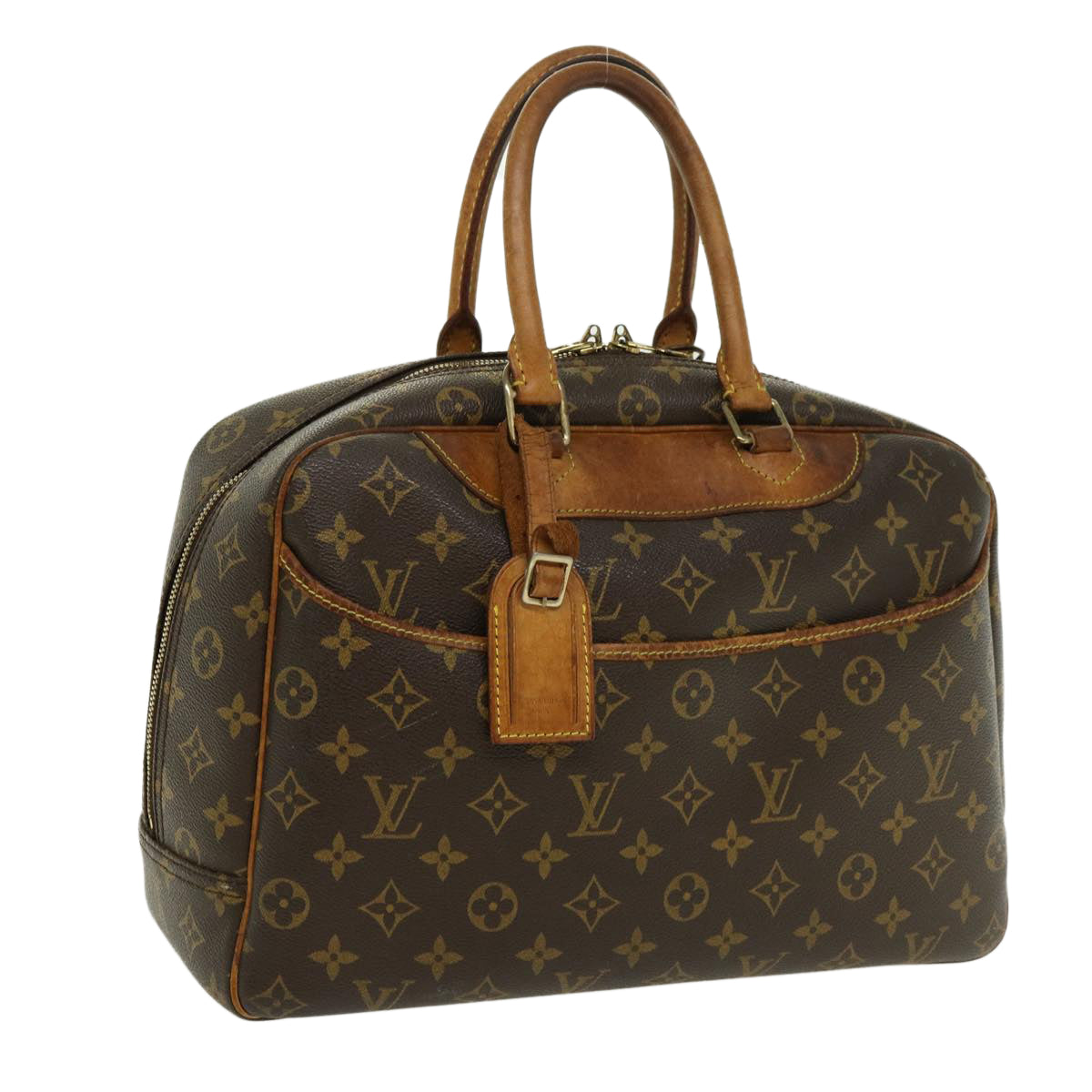 LOUIS VUITTON Monogram Deauville Hand Bag M47270 LV Auth ac1142