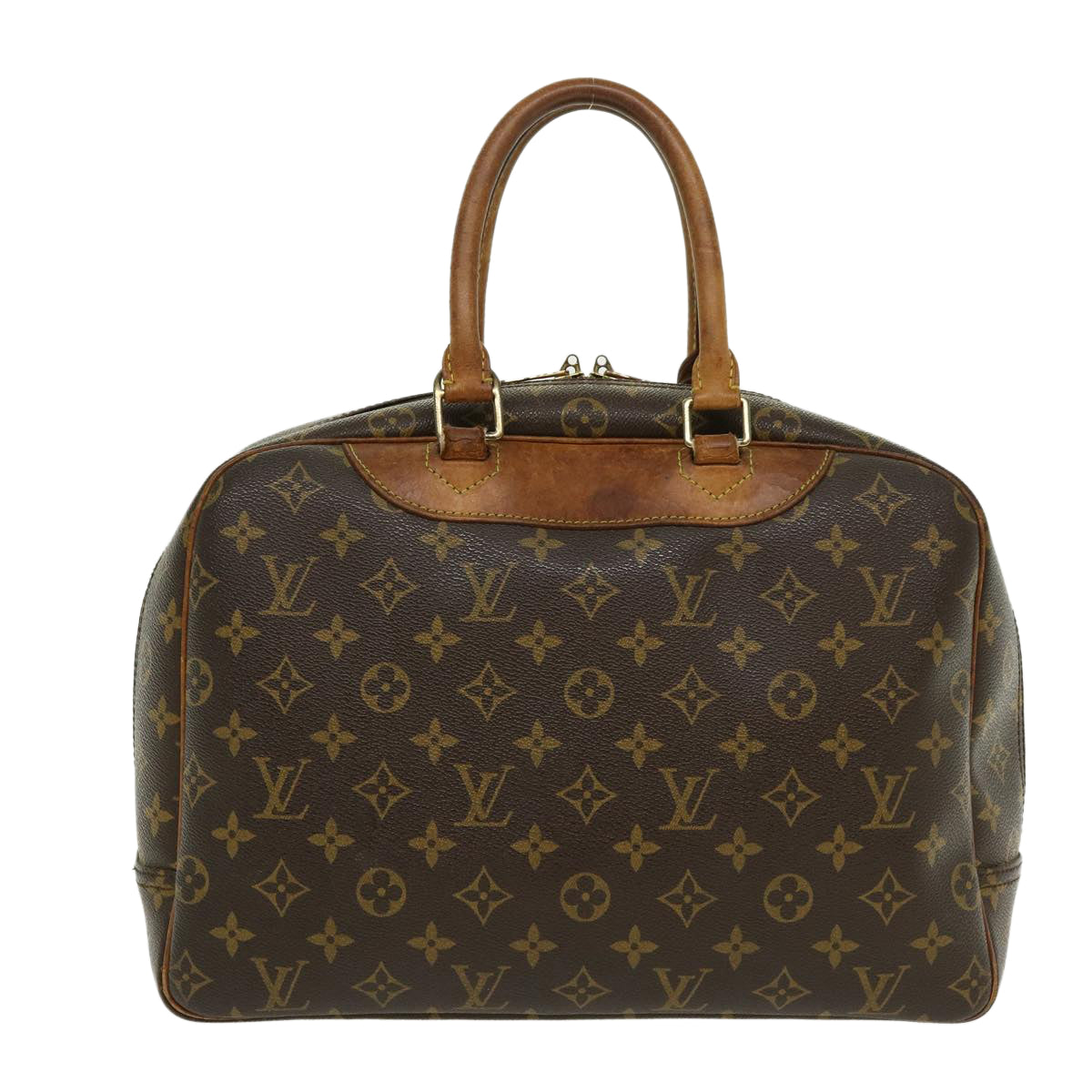 LOUIS VUITTON Monogram Deauville Hand Bag M47270 LV Auth ac1142