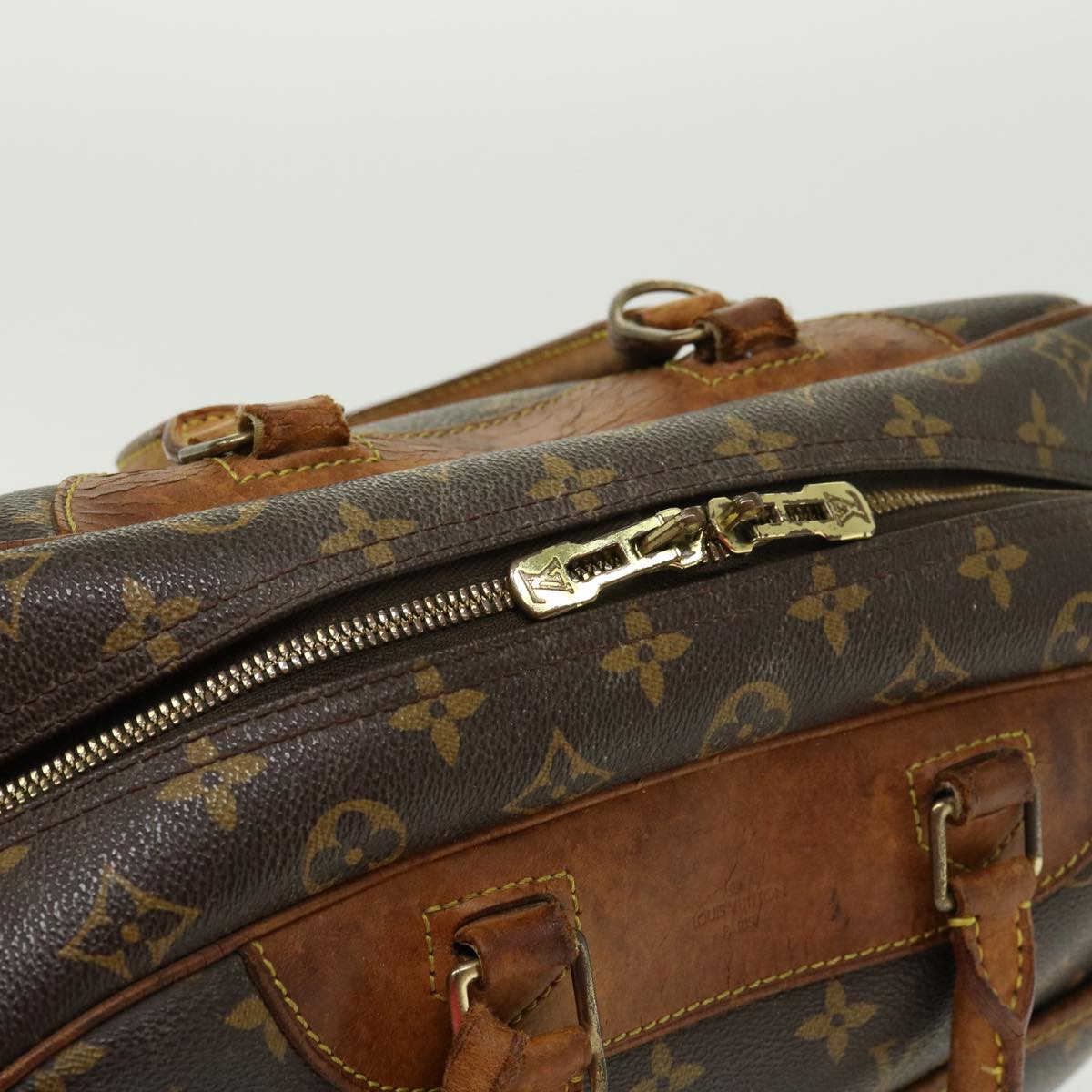 LOUIS VUITTON Monogram Deauville Hand Bag M47270 LV Auth ac1142