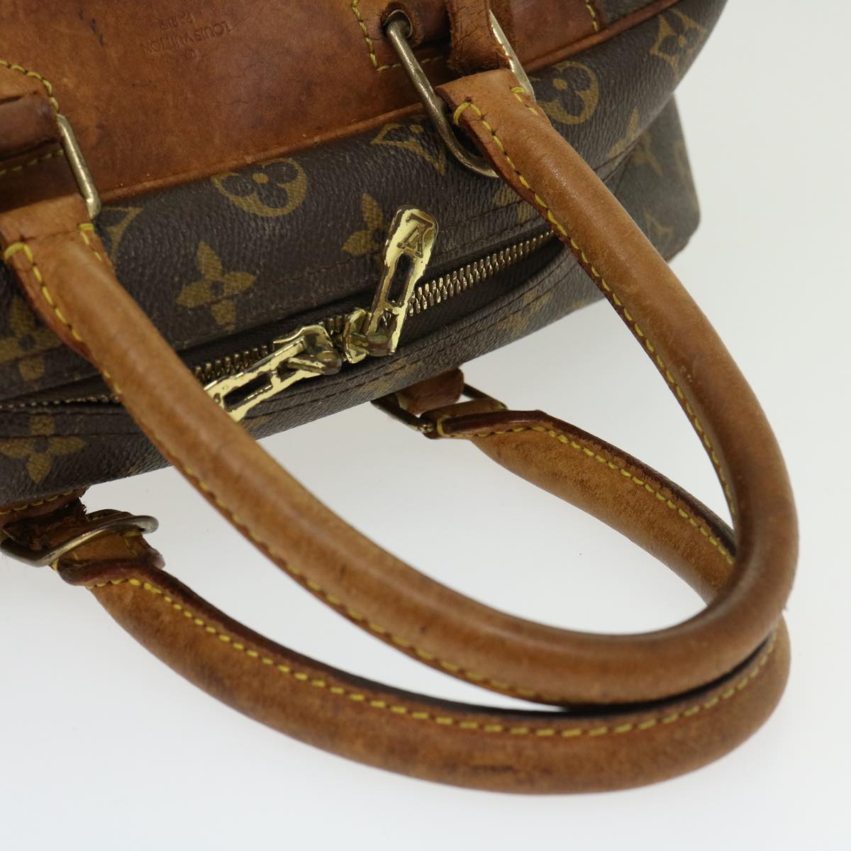 LOUIS VUITTON Monogram Deauville Hand Bag M47270 LV Auth ac1142