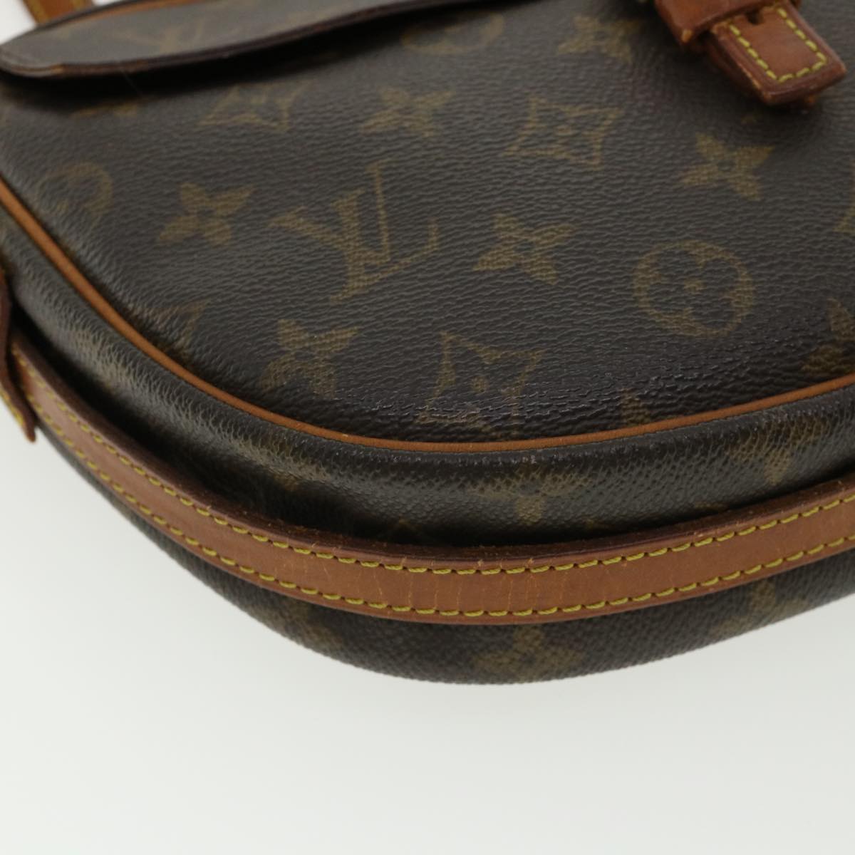 LOUIS VUITTON Monogram Jeune Fille MM Shoulder Bag M51226 LV Auth ac1148