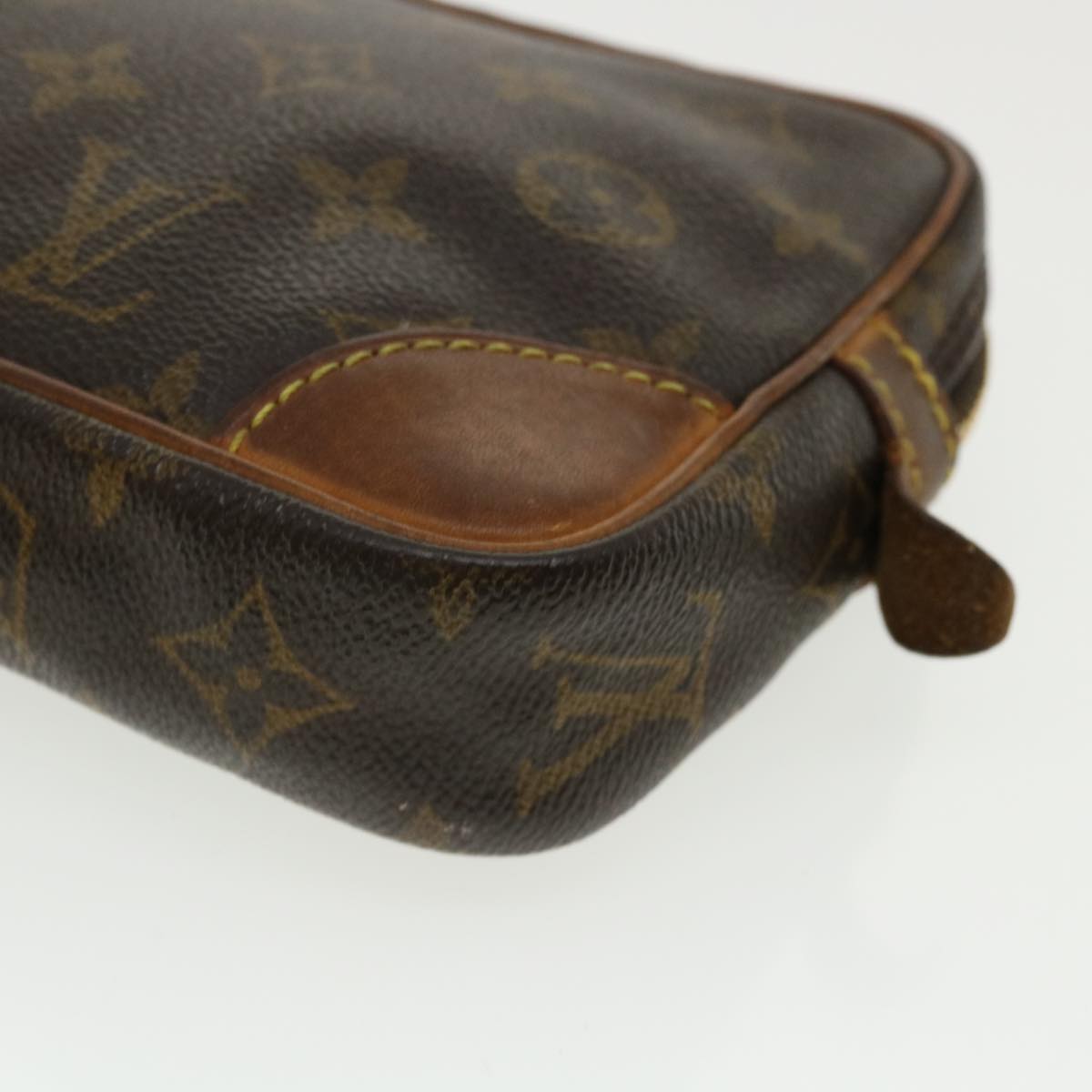 LOUIS VUITTON Monogram Marly Dragonne PM Clutch Bag M51827 LV Auth ac1189