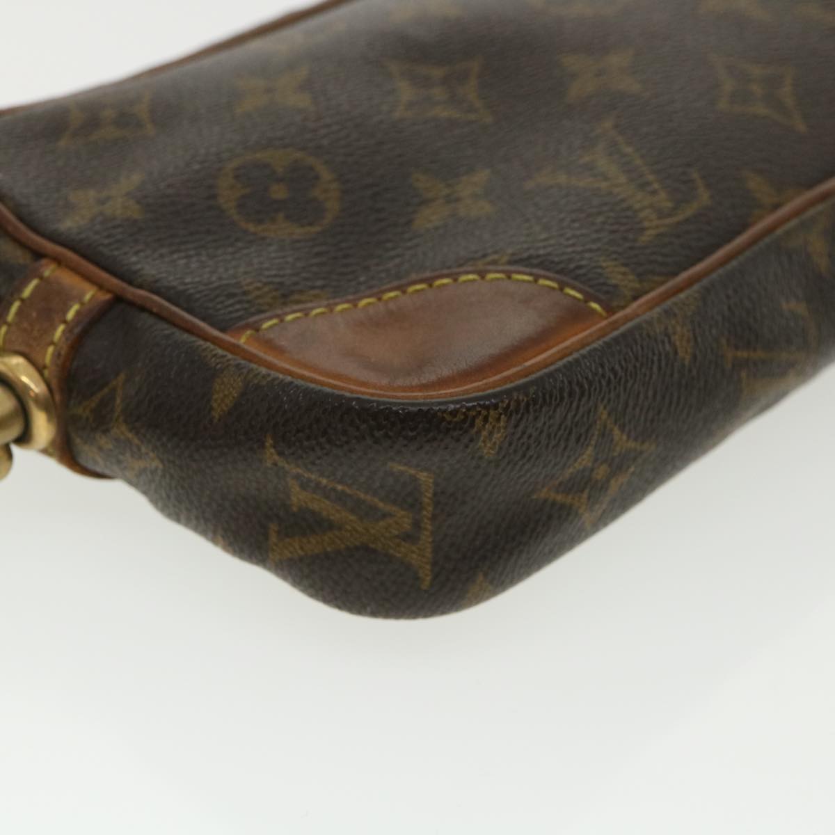 LOUIS VUITTON Monogram Marly Dragonne PM Clutch Bag M51827 LV Auth ac1189