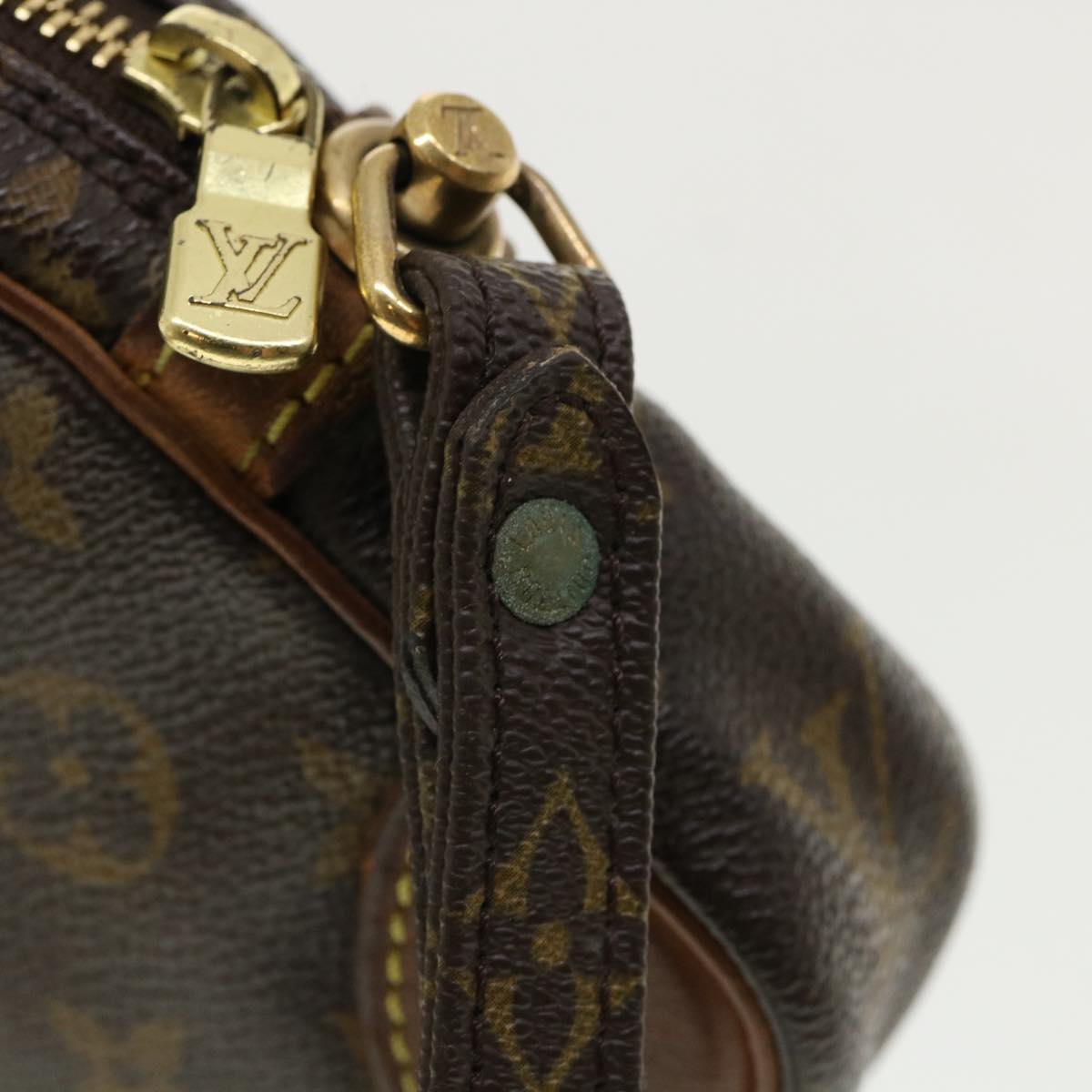 LOUIS VUITTON Monogram Marly Dragonne PM Clutch Bag M51827 LV Auth ac1189