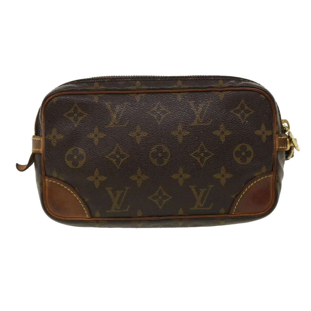 LOUIS VUITTON Monogram Marly Dragonne PM Clutch Bag M51827 LV Auth ac1189 - 0