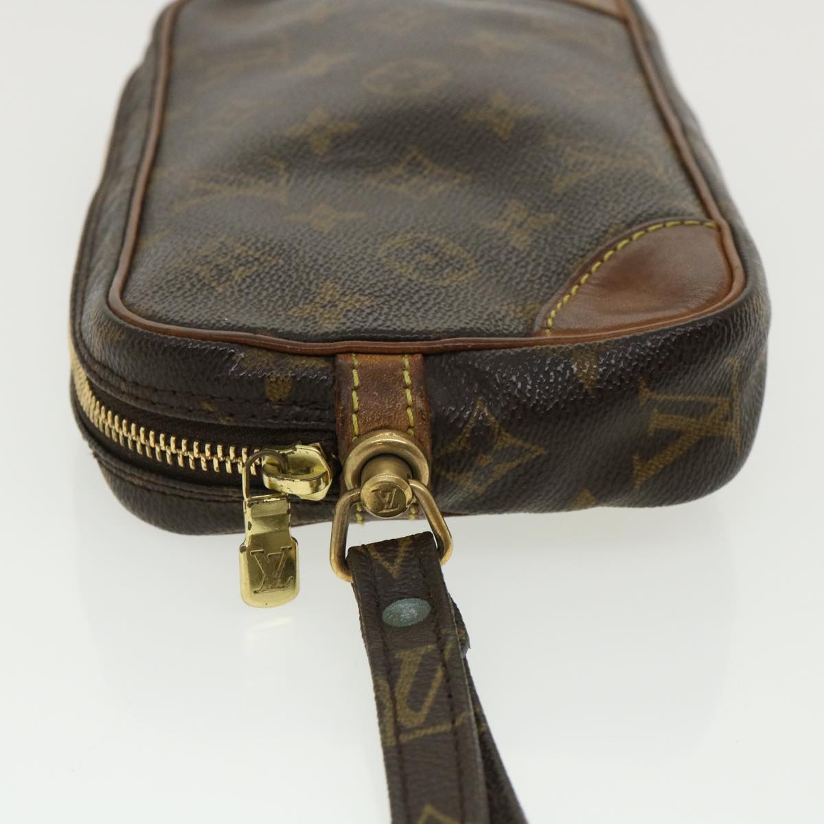 LOUIS VUITTON Monogram Marly Dragonne PM Clutch Bag M51827 LV Auth ac1189