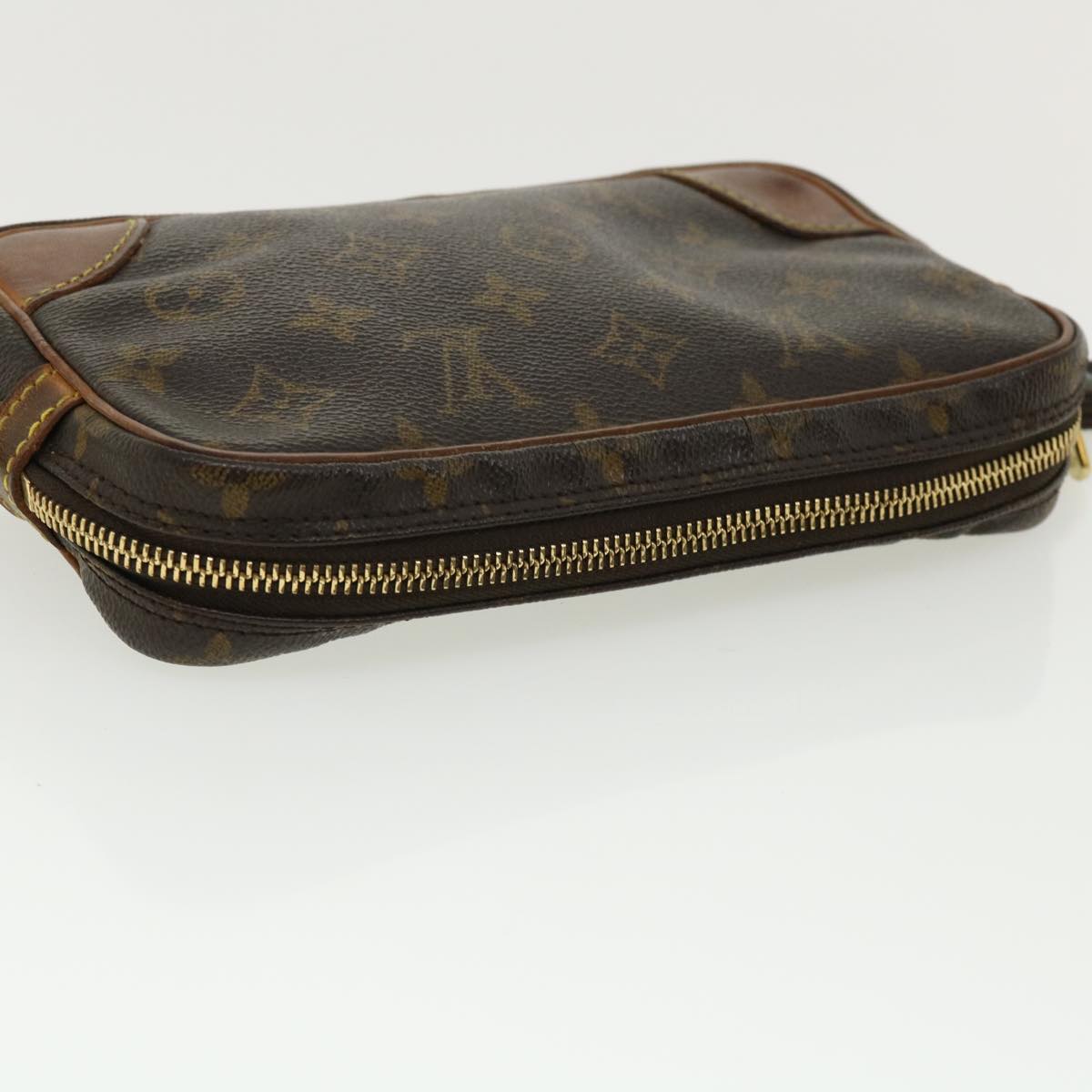 LOUIS VUITTON Monogram Marly Dragonne PM Clutch Bag M51827 LV Auth ac1189