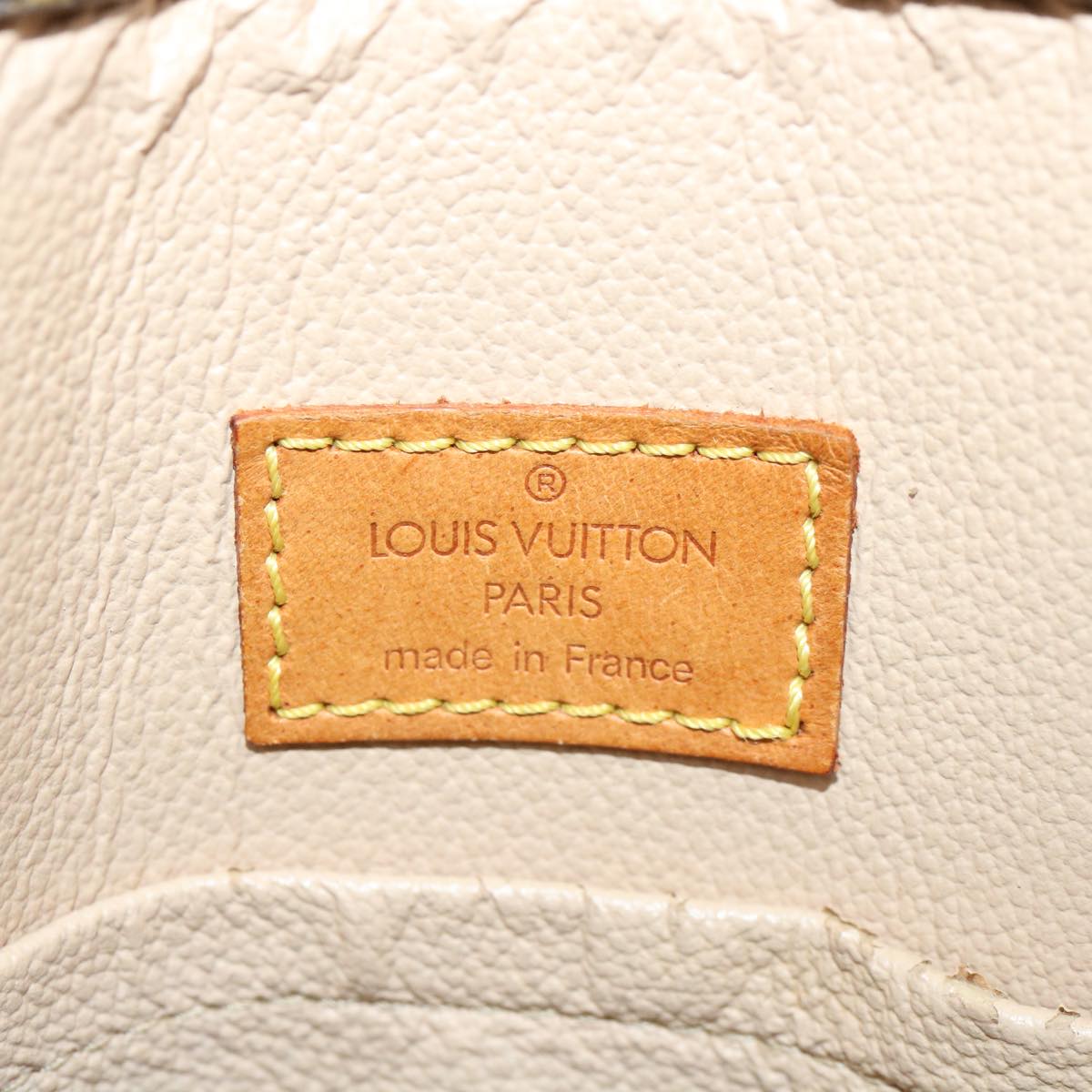 LOUIS VUITTON Monogram Sac Plat Hand Bag M51140 LV Auth ac1195