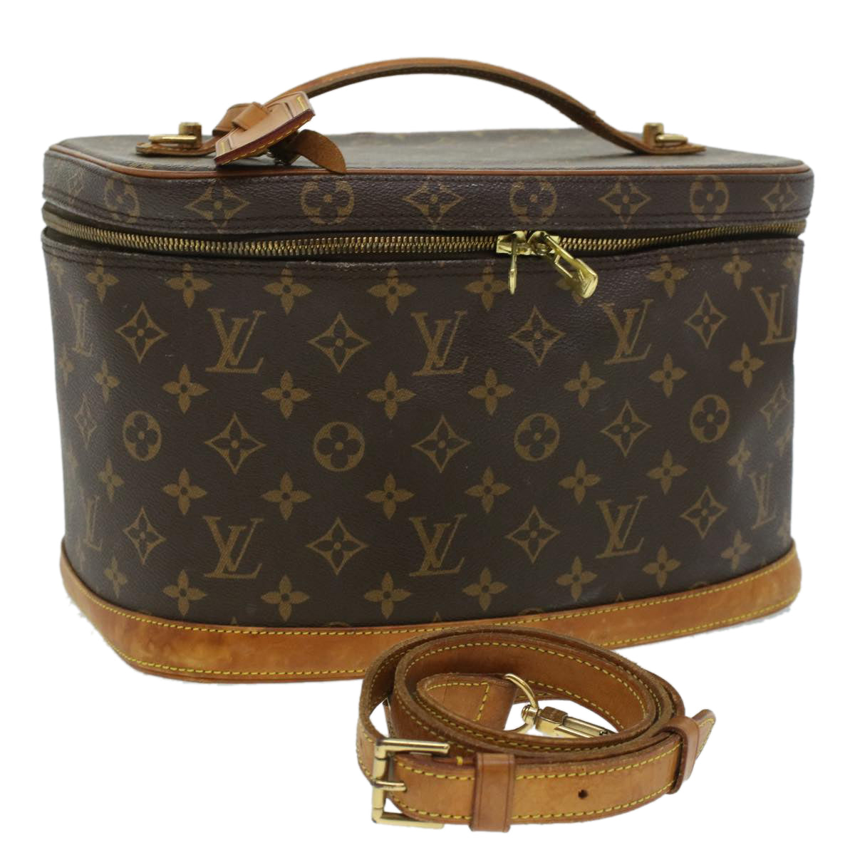 LOUIS VUITTON Monogram Nice Hand Bag M47280 LV Auth ac1222