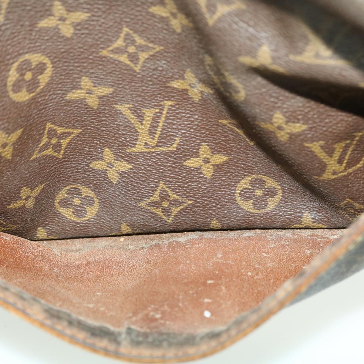 LOUIS VUITTON Monogram Compiegne 28 Clutch Bag M51845 LV Auth ac1271