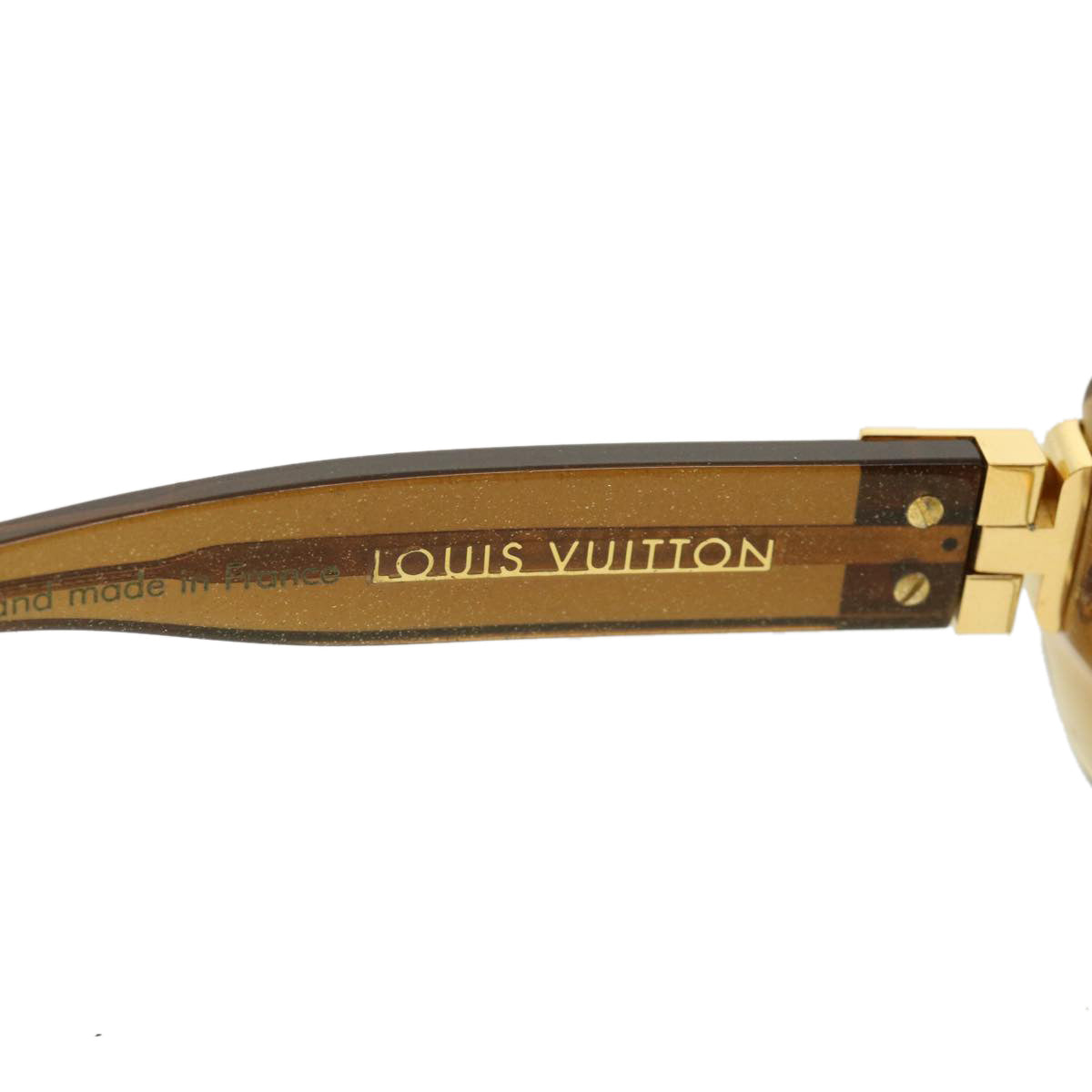 LOUIS VUITTON Soupcon GM Sunglasses Brown Z0003E LV Auth ac1273