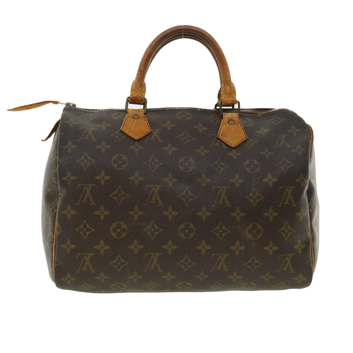 LOUIS VUITTON Monogram Speedy 30 Hand Bag M41526 LV Auth ac1352