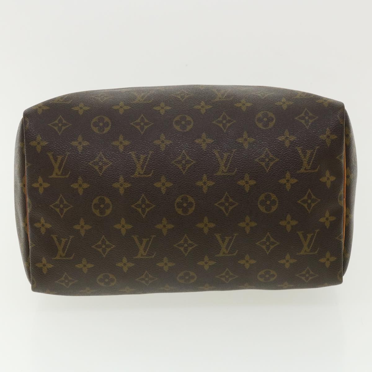 LOUIS VUITTON Monogram Speedy 30 Hand Bag M41526 LV Auth ac1352