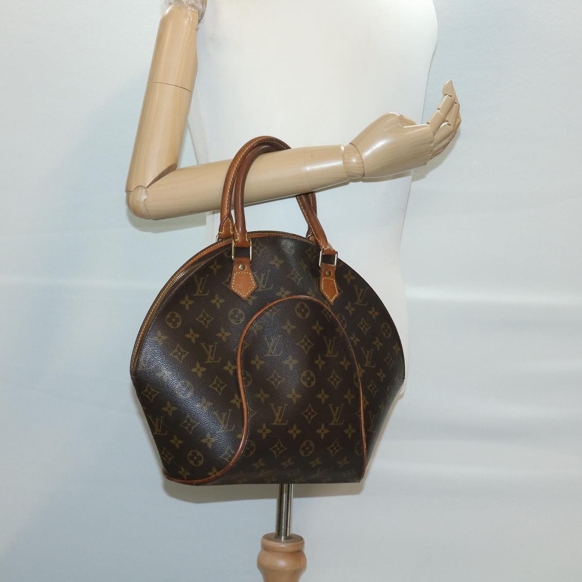 LOUIS VUITTON Monogram Ellipse MM Hand Bag M51126 LV Auth ac1355