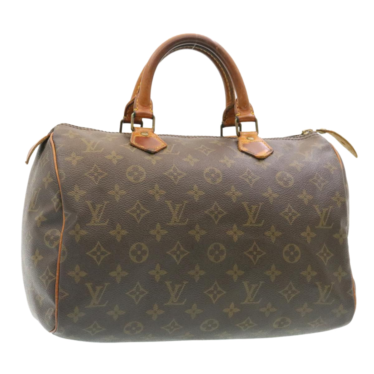 LOUIS VUITTON Monogram Speedy 30 Hand Bag M41526 LV Auth ac139