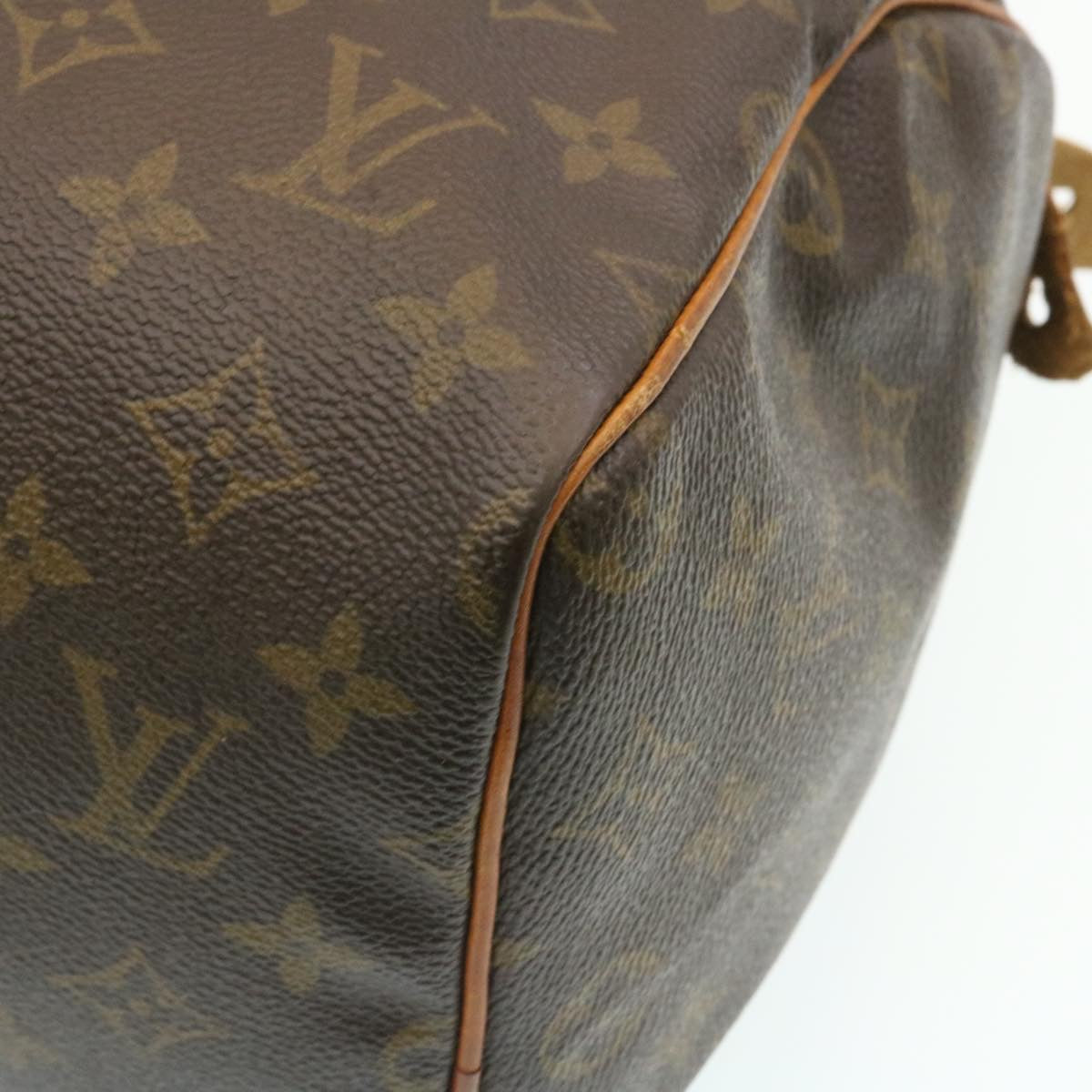 LOUIS VUITTON Monogram Speedy 30 Hand Bag M41526 LV Auth ac139