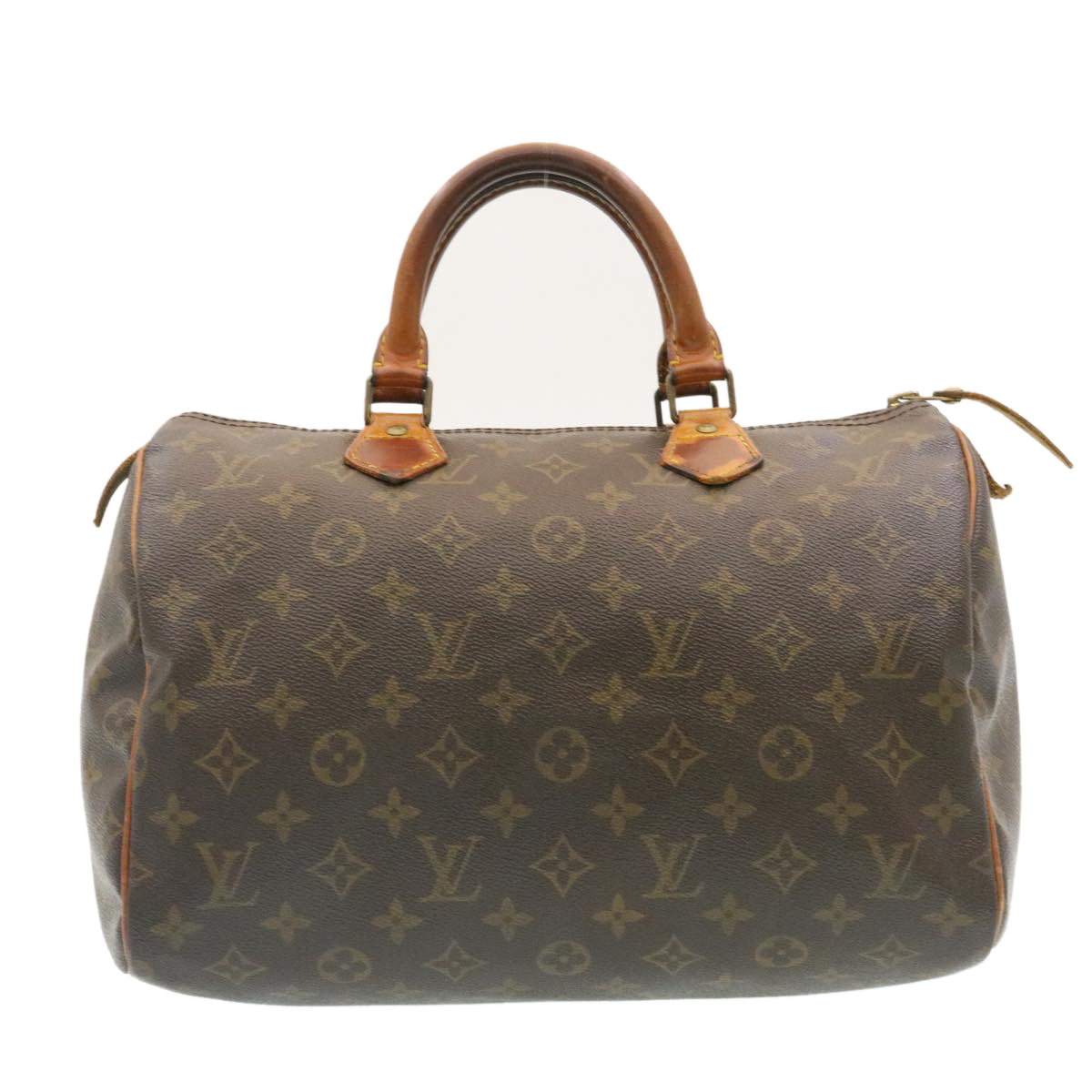 LOUIS VUITTON Monogram Speedy 30 Hand Bag M41526 LV Auth ac139