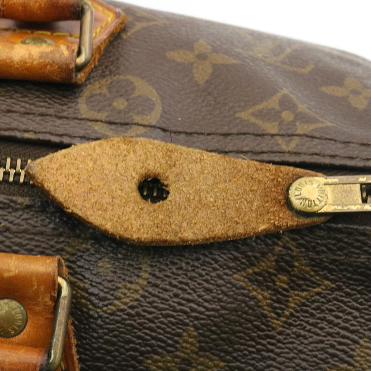 LOUIS VUITTON Monogram Speedy 30 Hand Bag M41526 LV Auth ac139