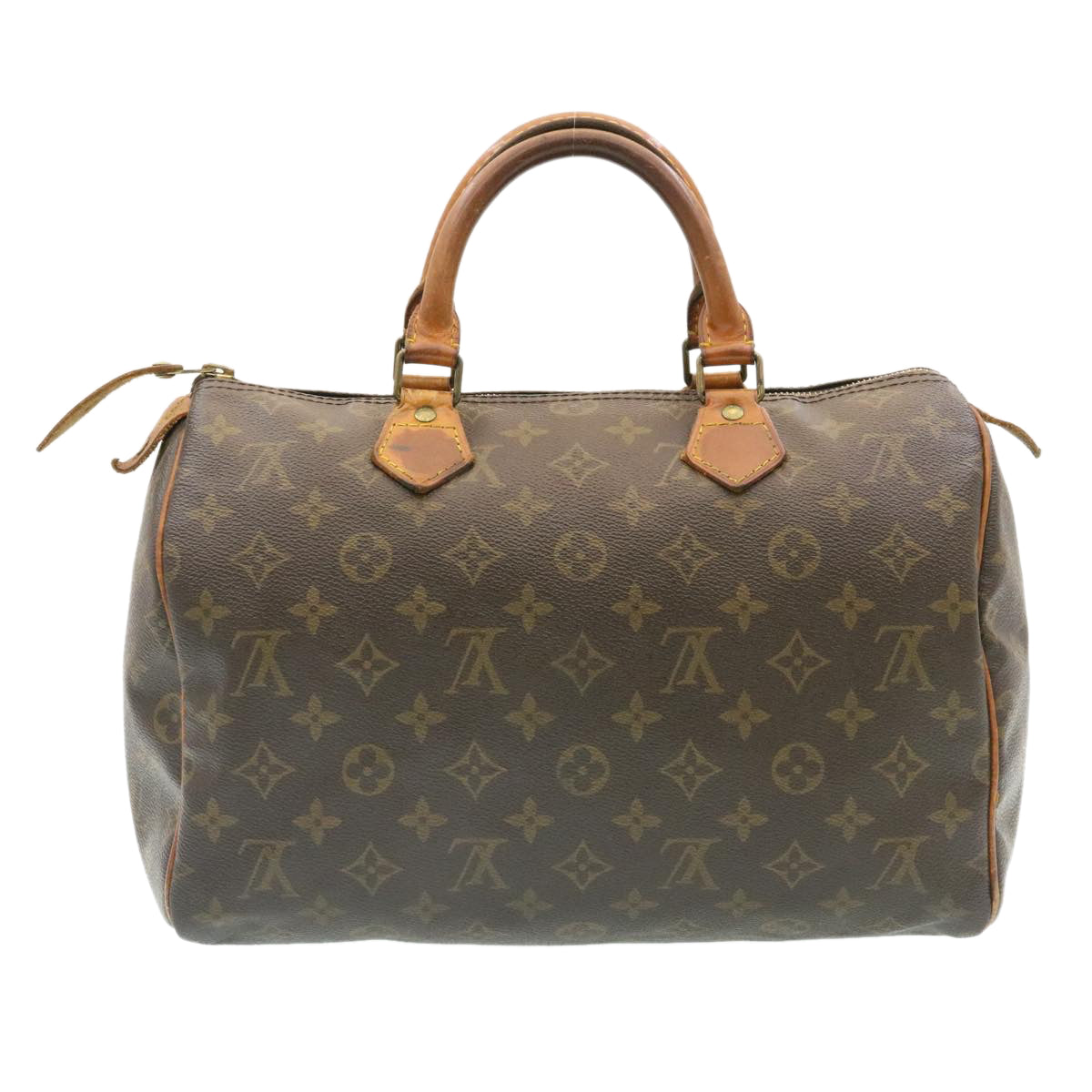 LOUIS VUITTON Monogram Speedy 30 Hand Bag M41526 LV Auth ac139